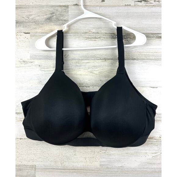 Cacique Women’s Plus 52C Black Lightly Lined Full Coverage Bra NEW - Picture 1 of 7